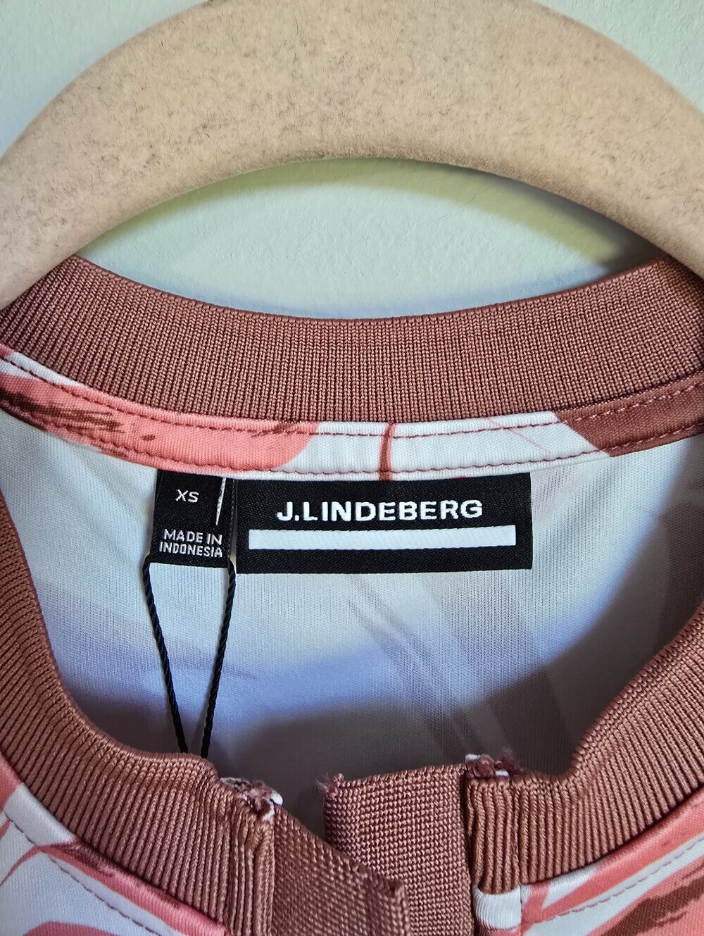 J. Lindeberg NEW Meya Hibiscus Pink Sleeveless Golf Tennis Pickleball Top SZ XS - Picture 6 of 10